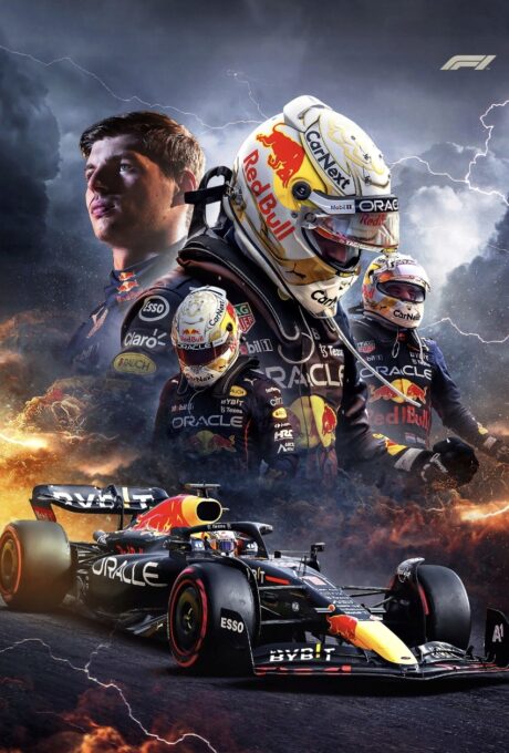 Plakat-Max-Verstappen-Formula-1-Red-Bull-90x60-cm